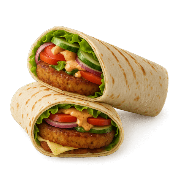 Aloo Tikki Wrap