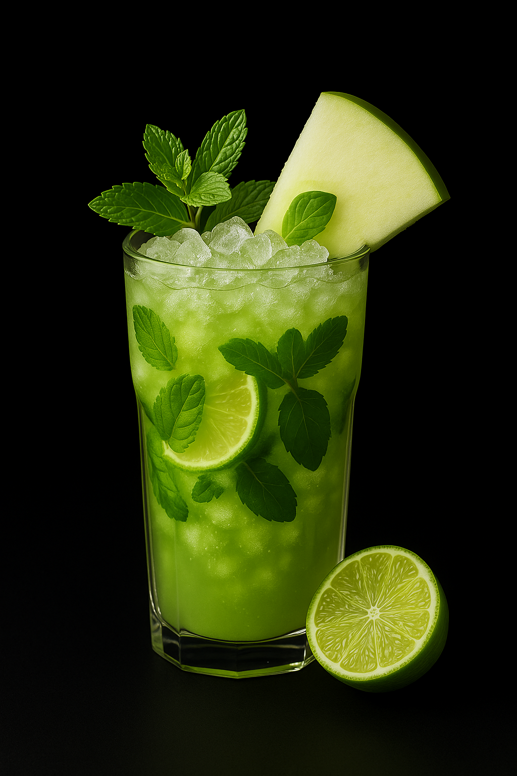 Green apple mojito