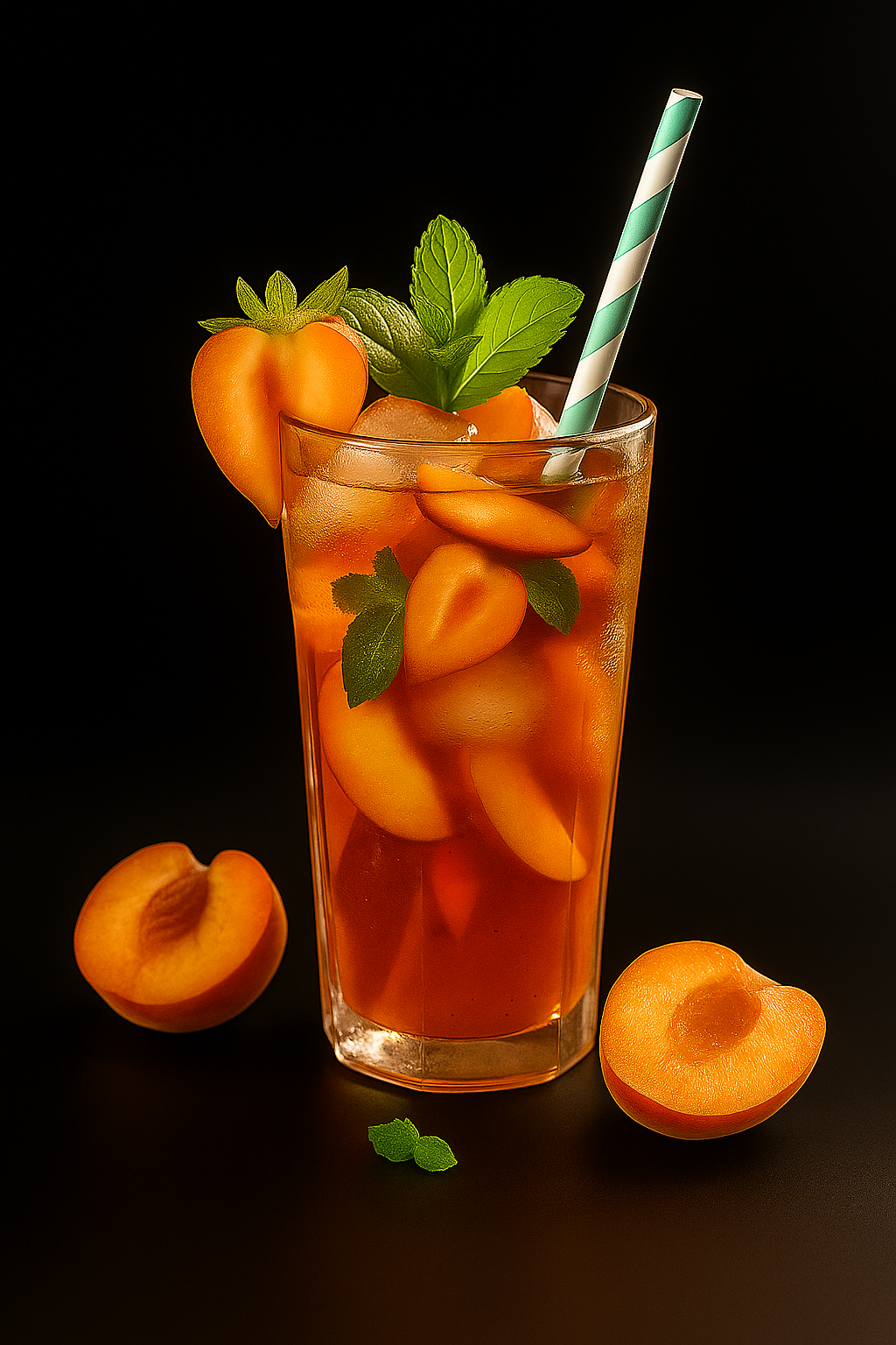 Peach ice tea