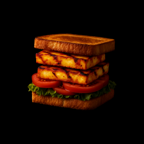 Paneer grilled sandwich